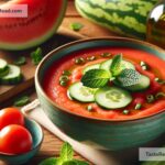 How to create refreshing watermelon cucumber gazpacho