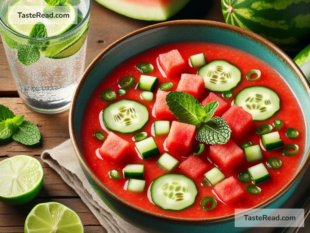 How to create refreshing watermelon cucumber gazpacho