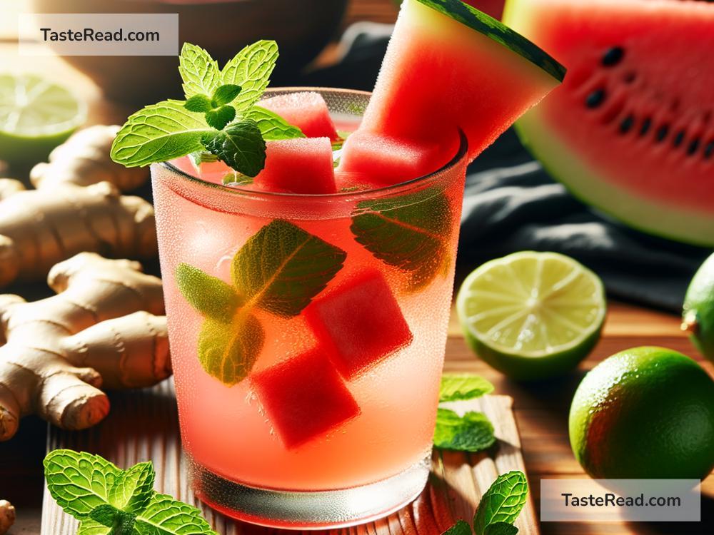 How to create refreshing watermelon ginger cooler