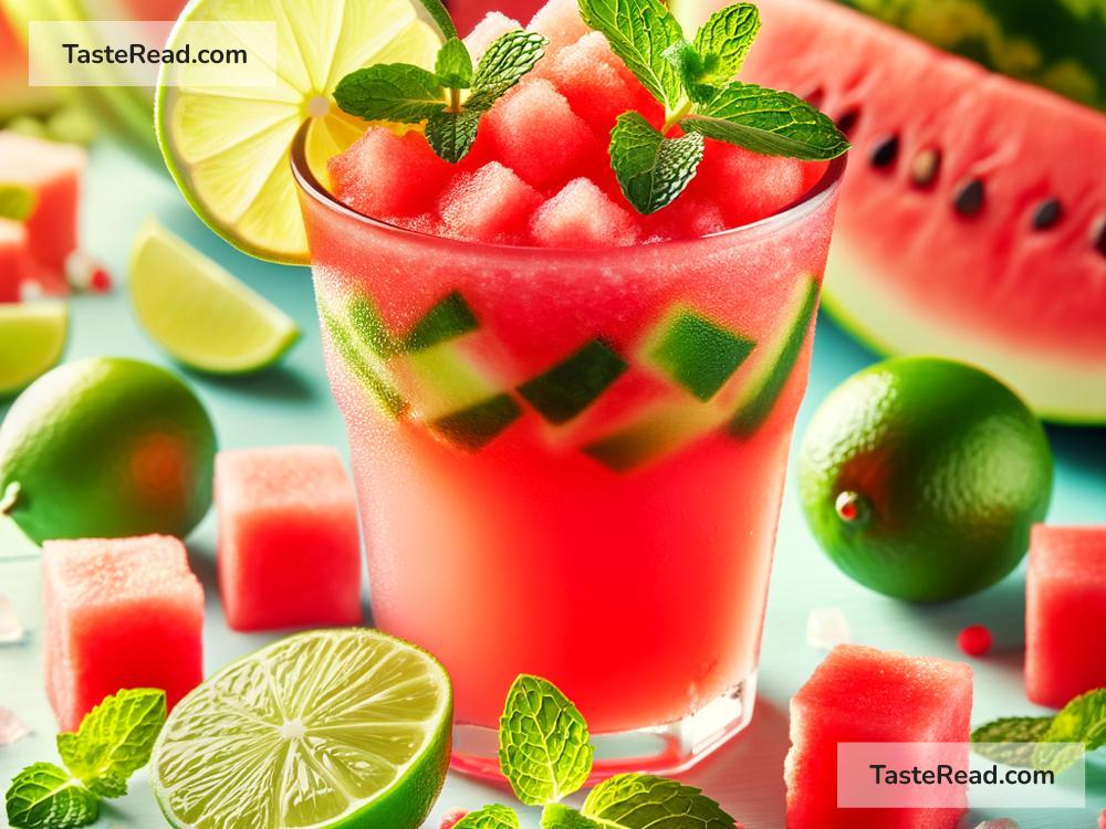 How to create refreshing watermelon lime slushies