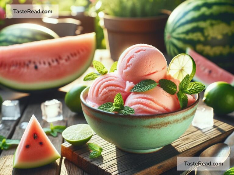 How to create refreshing watermelon lime sorbet