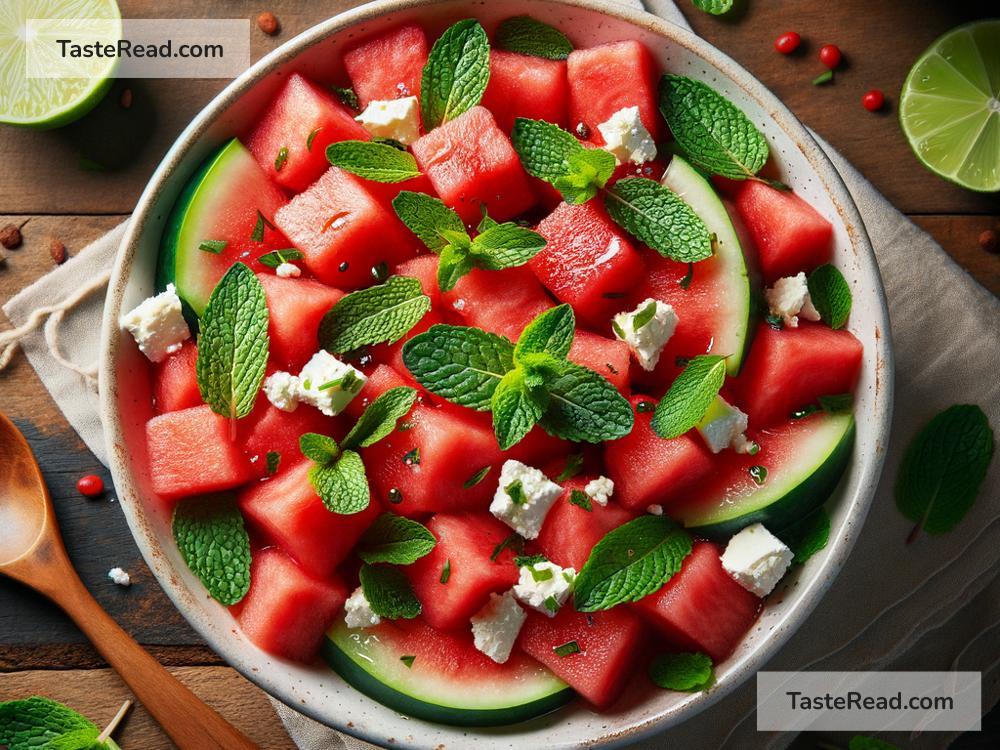 How to create refreshing watermelon mint salad