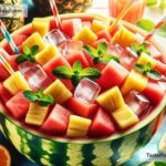 How to create refreshing watermelon pineapple punch