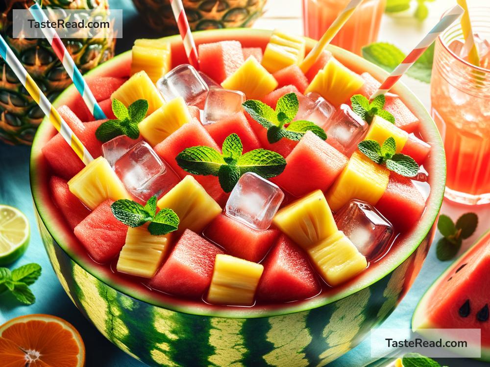 How to create refreshing watermelon pineapple punch