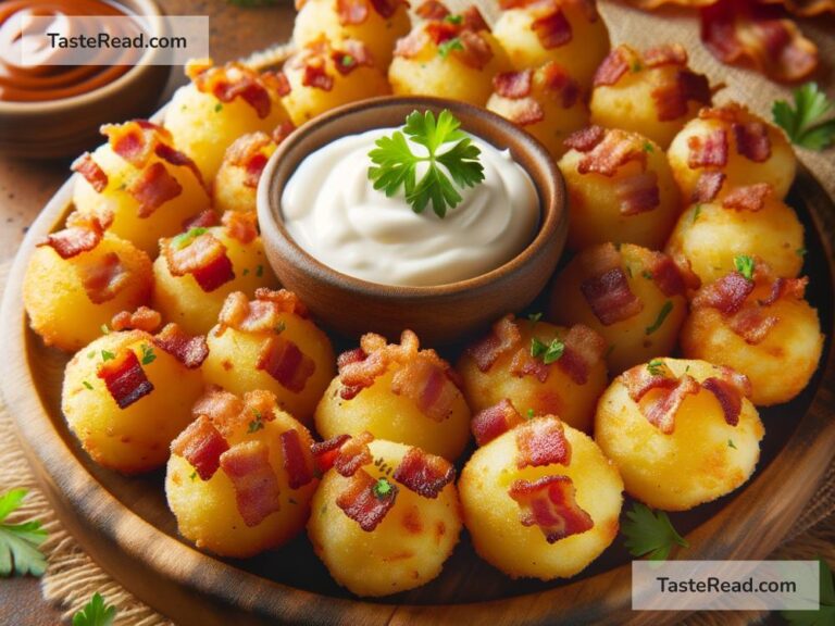 How to create savory bacon and cheddar mashed potato bites