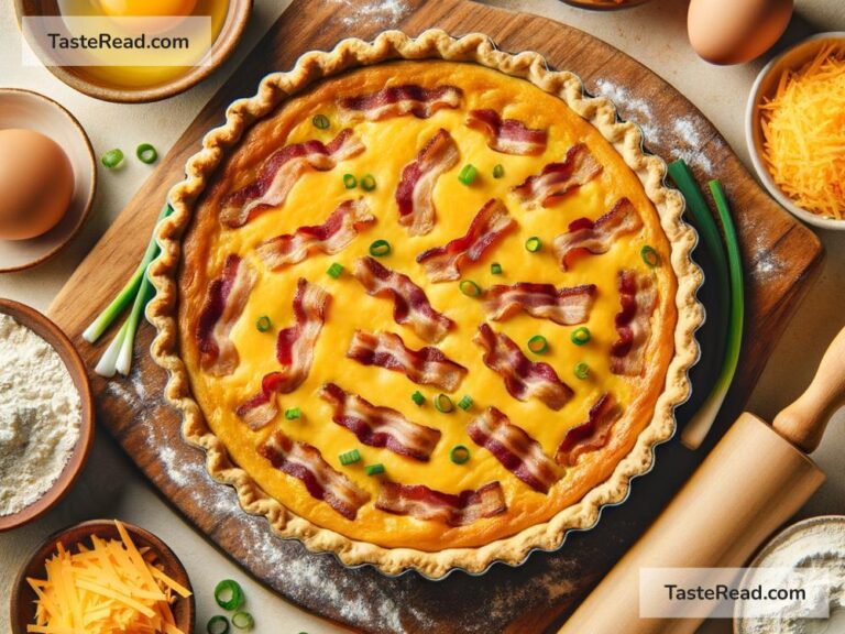 How to create savory bacon and cheddar quiche