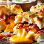 How to create savory bacon and cheddar stuffed biscuits