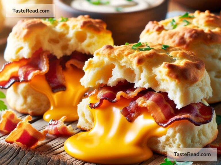 How to create savory bacon and cheddar stuffed biscuits