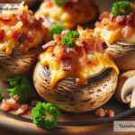 How to create savory bacon and cheddar stuffed mushrooms