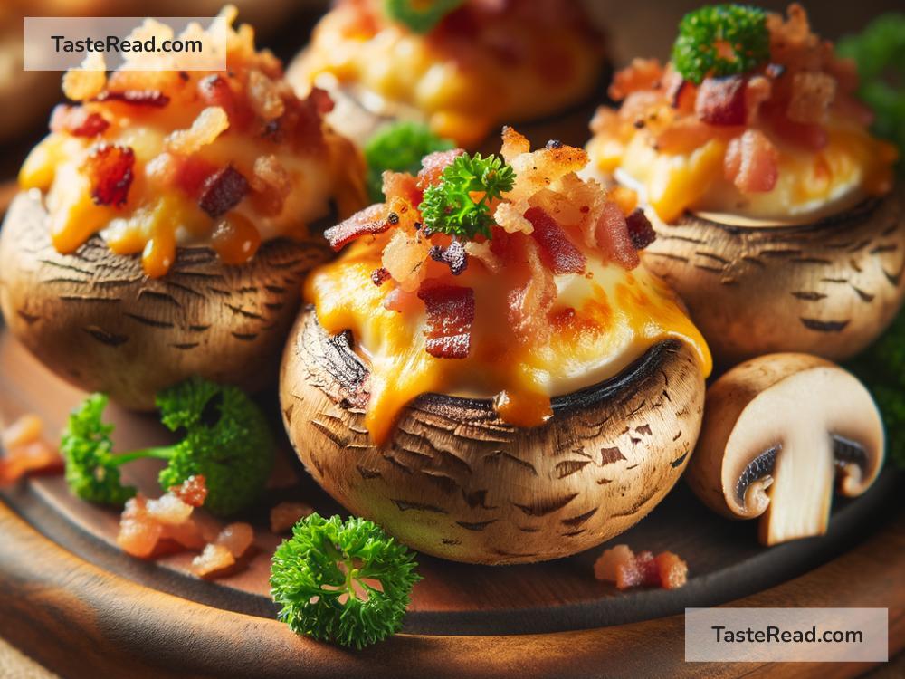 How to create savory bacon and cheddar stuffed mushrooms