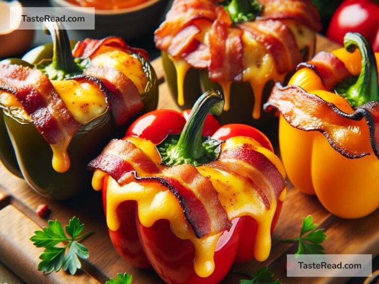 How to create savory bacon and cheddar stuffed peppers