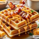 How to create savory bacon and cheddar waffles