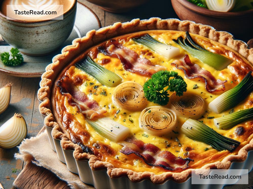 How to create savory bacon and leek quiche