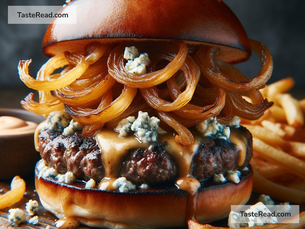 How to create savory caramelized onion and blue cheese burgers