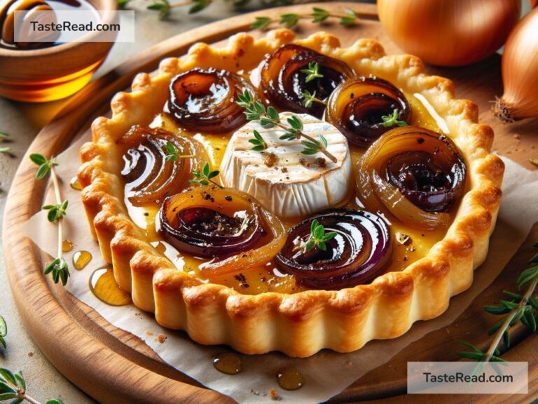 How to create savory caramelized onion and brie tartlets