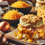 How to create savory caramelized onion and cheddar biscuits