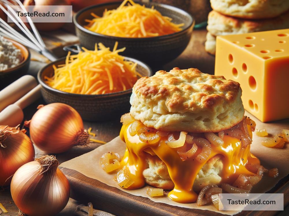 How to create savory caramelized onion and cheddar biscuits