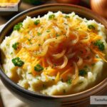 How to create savory caramelized onion and cheddar mashed potatoes