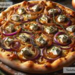 How to create savory caramelized onion and goat cheese pizza