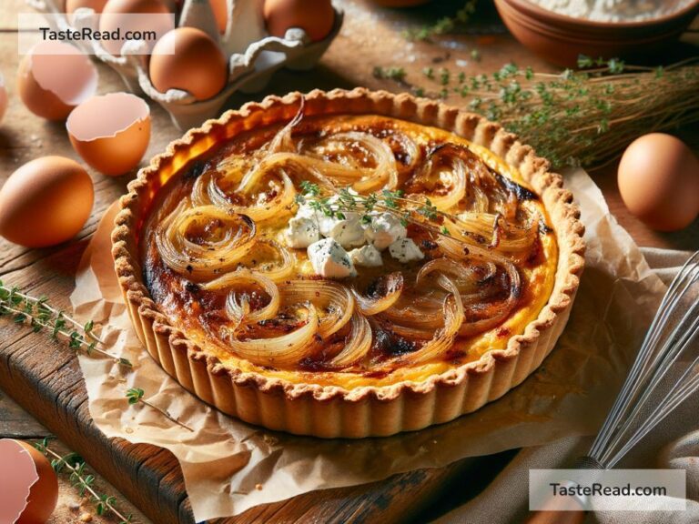 How to create savory caramelized onion and goat cheese quiche