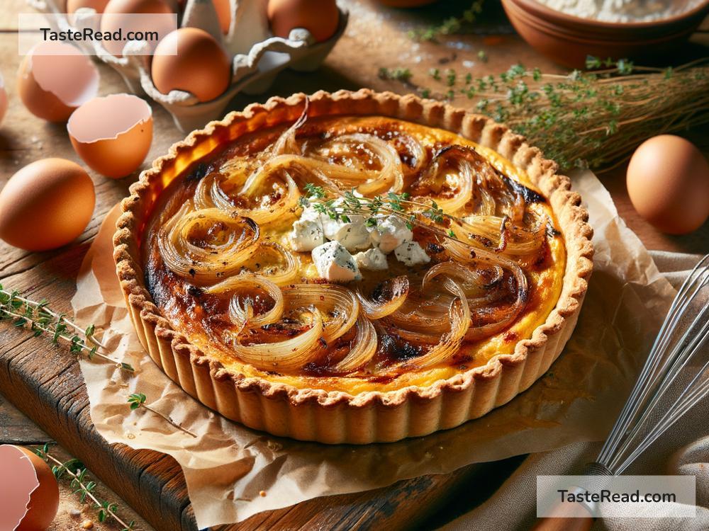 How to create savory caramelized onion and goat cheese quiche