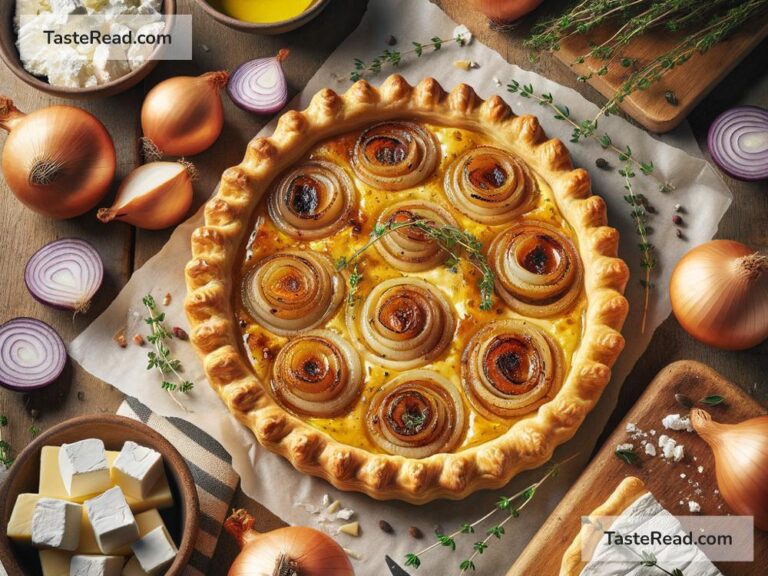 How to create savory caramelized onion and goat cheese tartlets