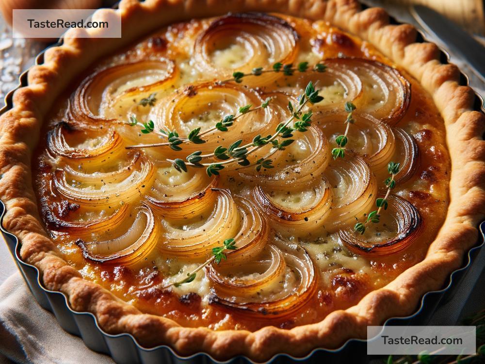 How to create savory caramelized onion and Gruyere tart