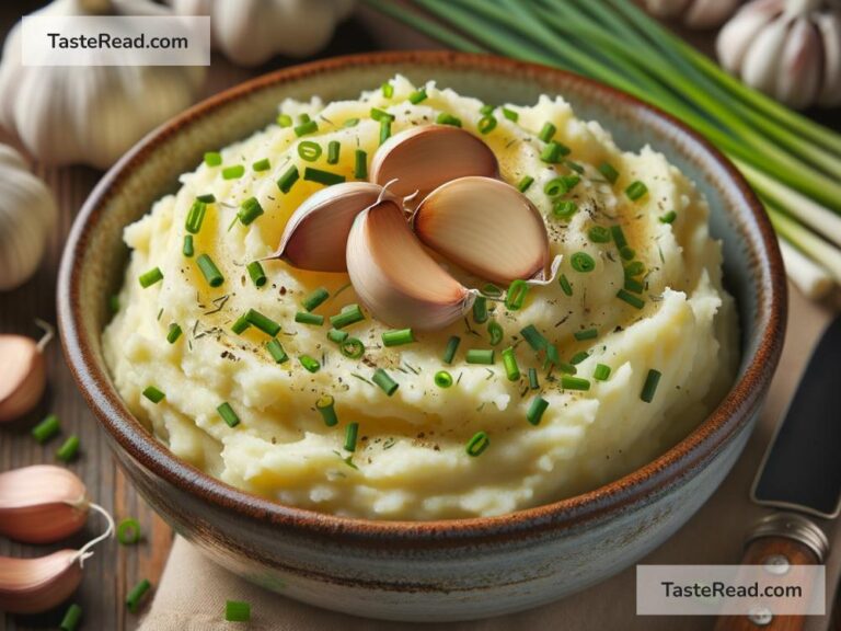 How to create savory garlic and chive mashed potatoes
