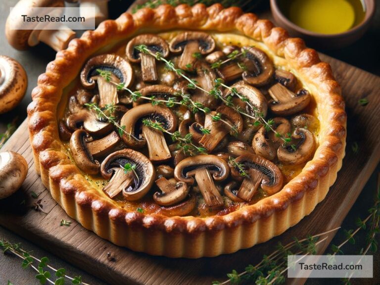 How to create savory mushroom and thyme tart