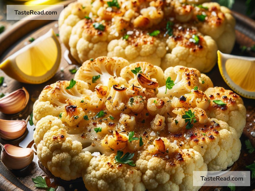 How to create savory roasted garlic cauliflower steaks