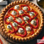 How to create savory roasted red pepper and goat cheese tart