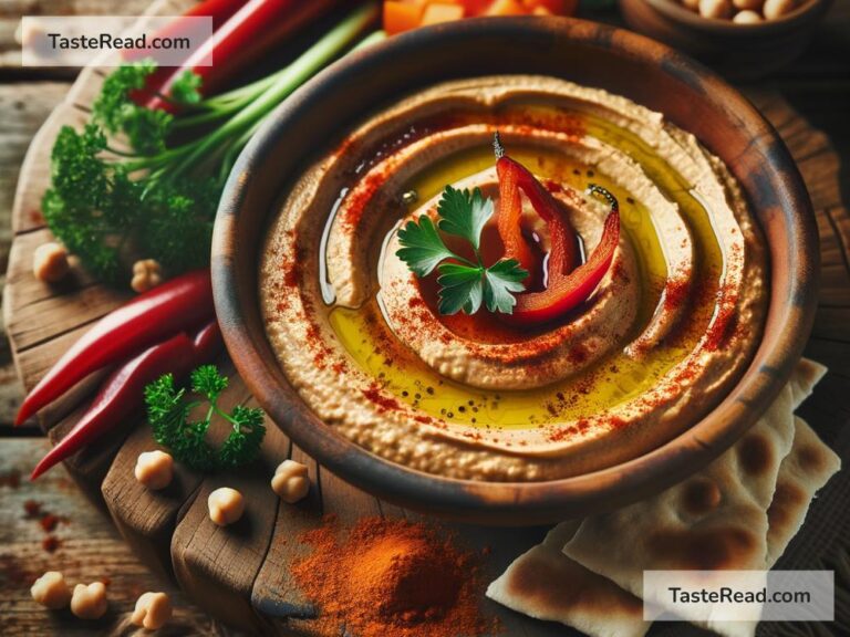 How to create savory roasted red pepper hummus