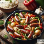 How to create savory sausage and bell pepper stir-fry