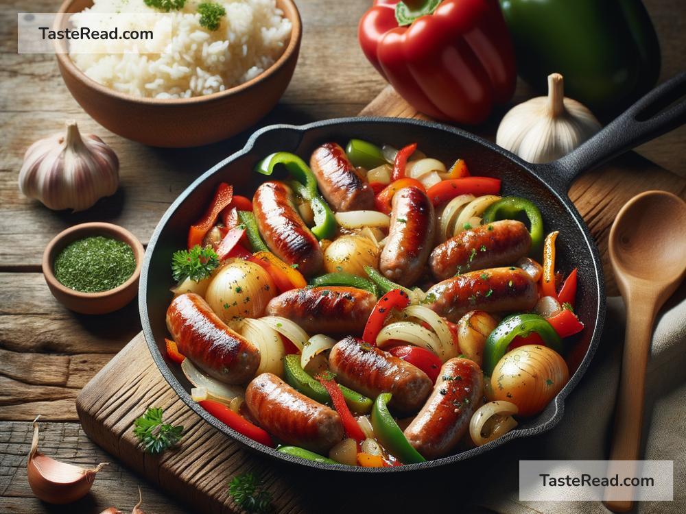 How to create savory sausage and bell pepper stir-fry