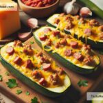 How to create savory sausage and cheddar stuffed zucchini boats