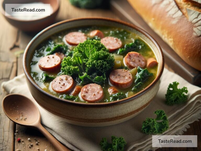 How to create savory sausage and kale soup