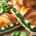 How to create savory spinach and feta stuffed croissants