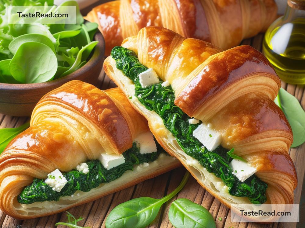 How to create savory spinach and feta stuffed croissants
