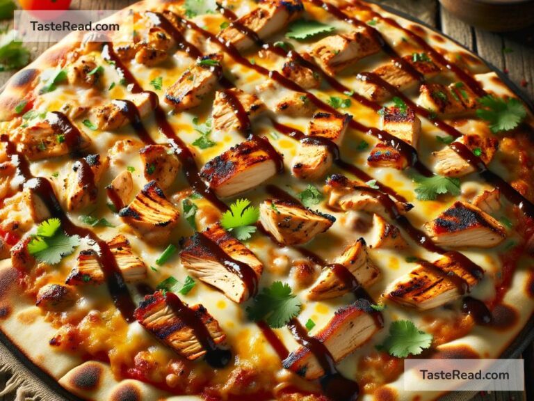 How to create smoky BBQ chicken flatbread pizza
