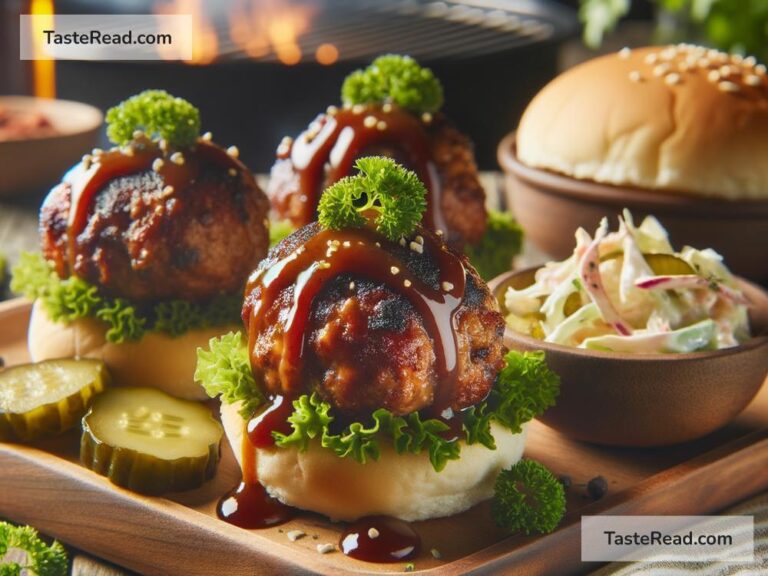 How to create smoky BBQ meatball sliders