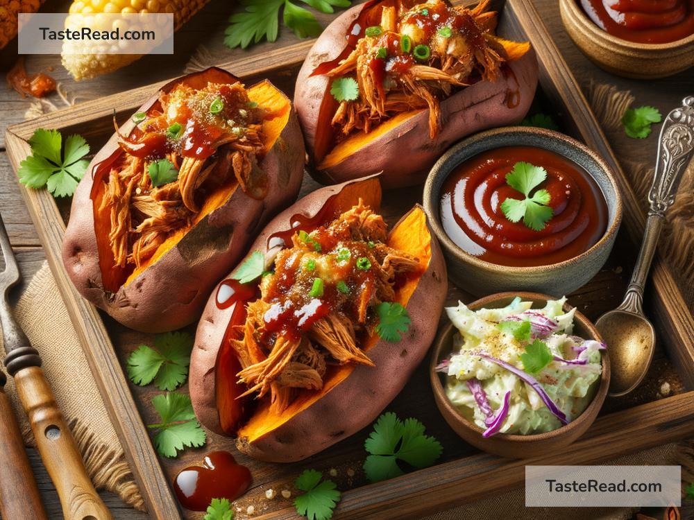 How to create smoky BBQ pulled pork stuffed sweet potatoes