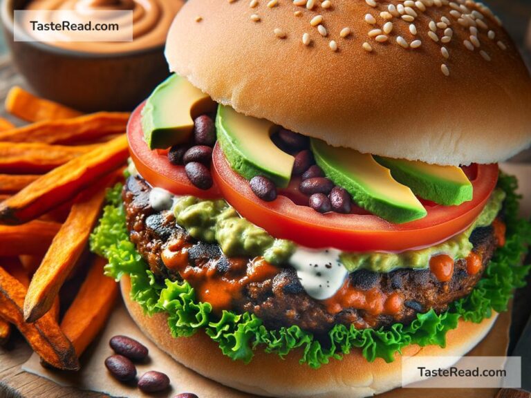 How to create smoky chipotle black bean burgers