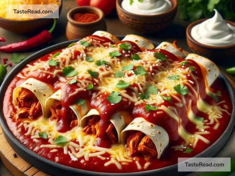How to create smoky chipotle chicken enchiladas