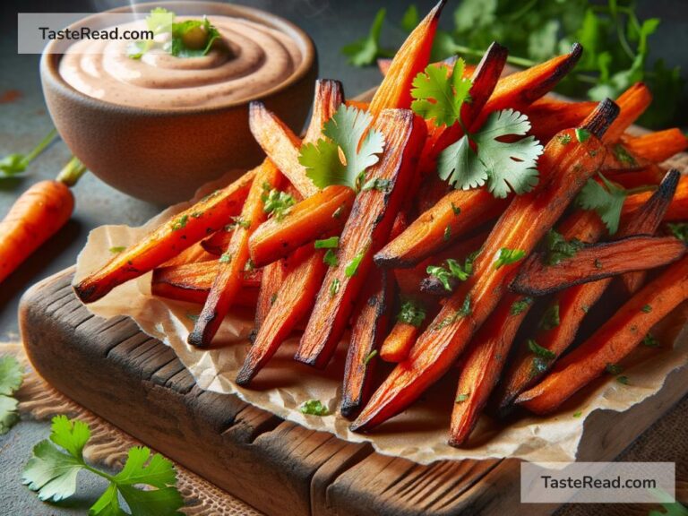 How to create smoky chipotle roasted carrot fries