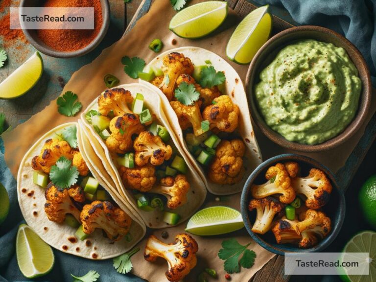 How to create smoky chipotle roasted cauliflower tacos