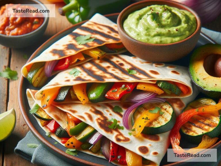 How to create smoky chipotle roasted veggie quesadillas