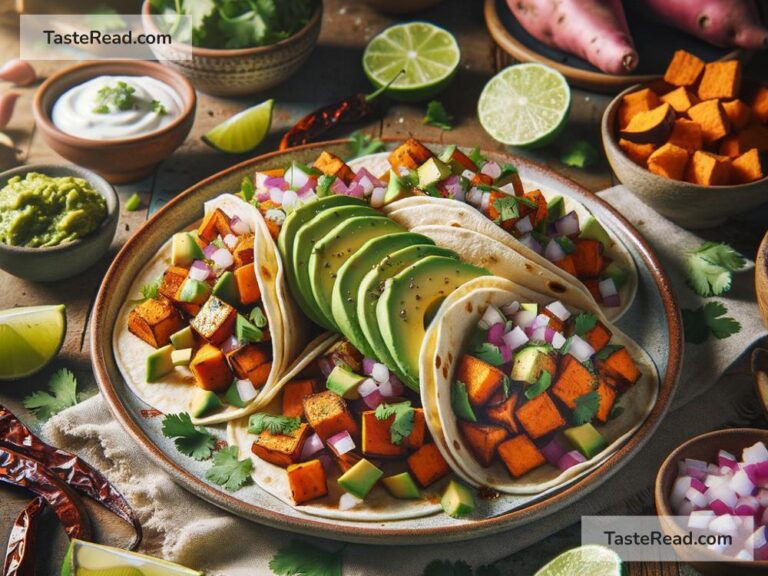 How to create smoky chipotle sweet potato tacos