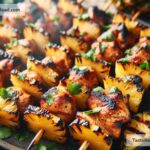 How to create smoky grilled chicken pineapple kebabs