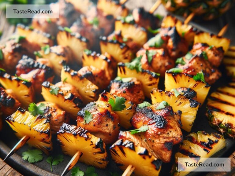 How to create smoky grilled chicken pineapple kebabs
