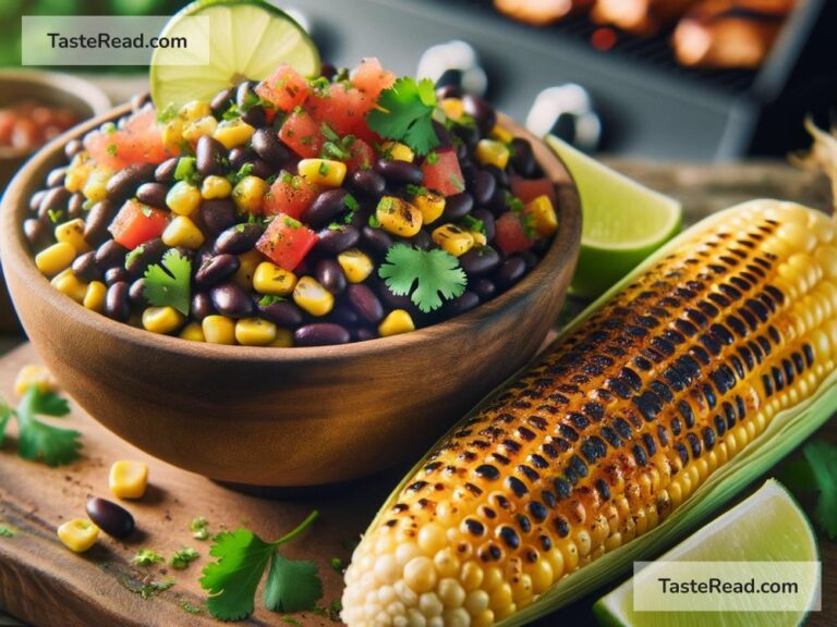 How to create smoky grilled corn and black bean salsa